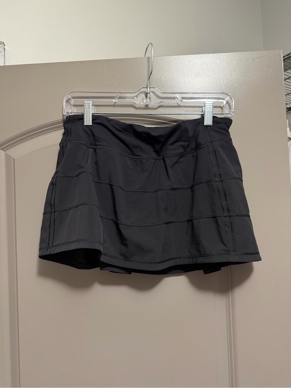 lululemon athletica Black Athletic Pace Rival Skort